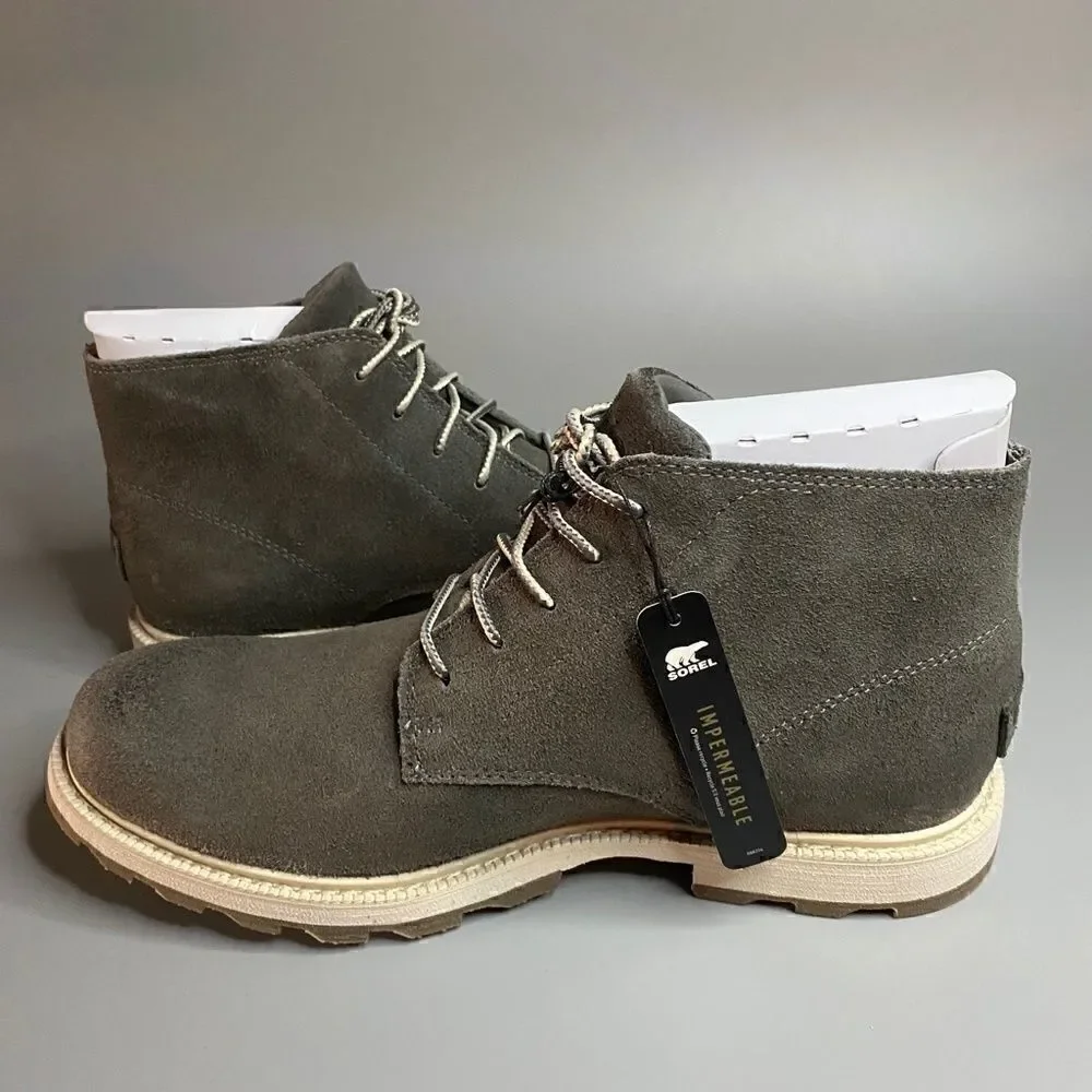 Sorel Men's Chukka Boots Madson Quarry Grey Waterproof Dress Shoes